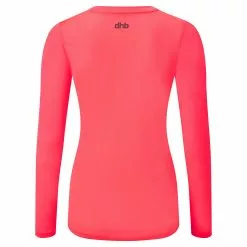 Women's Long Sleeve Run Top -Deals Areon Store 101584583 Diva Pink 0102