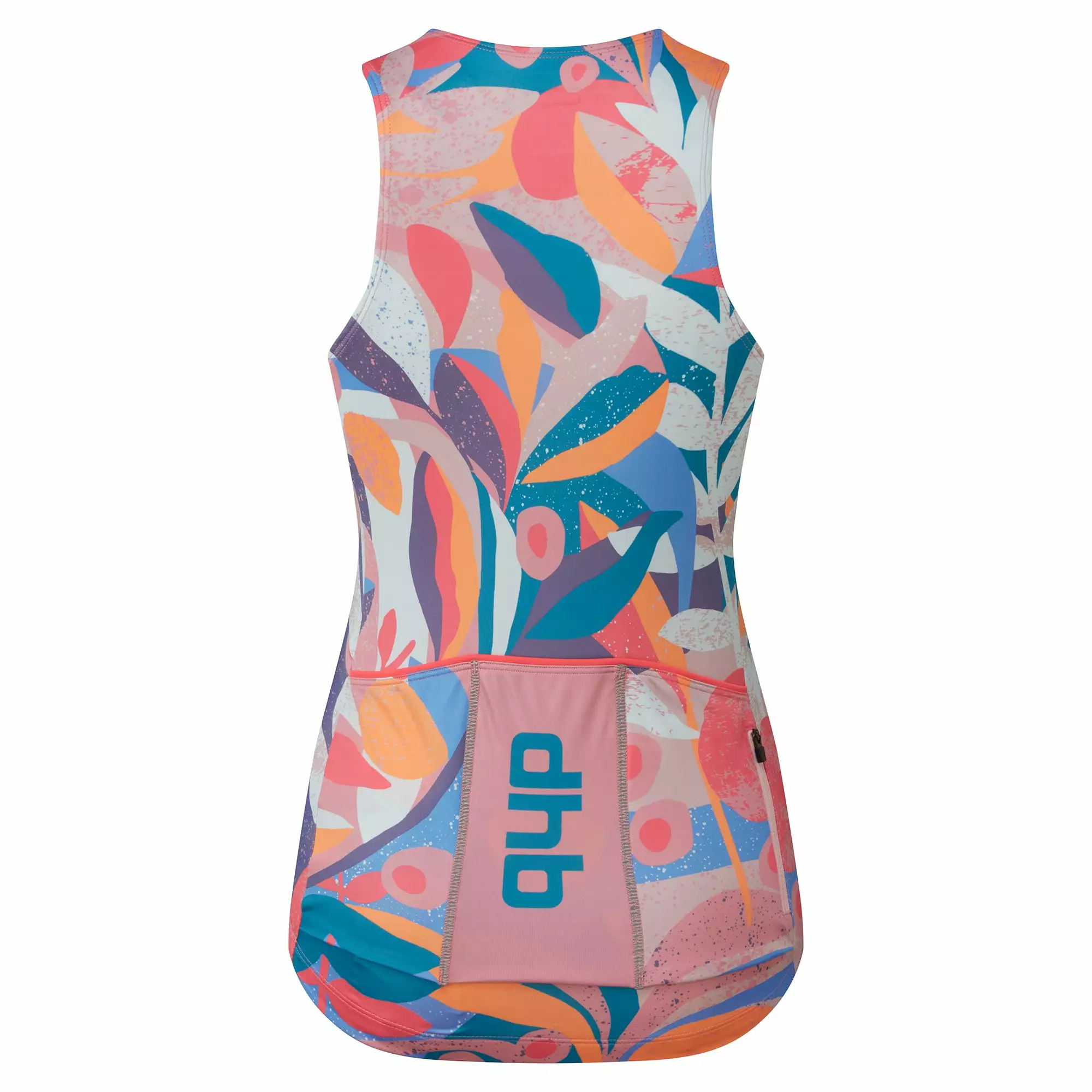 Moda Women’s Sleeveless Jersey – Tropics 2 Moda Women’s Sleeveless Jersey – Tropics - Image 2